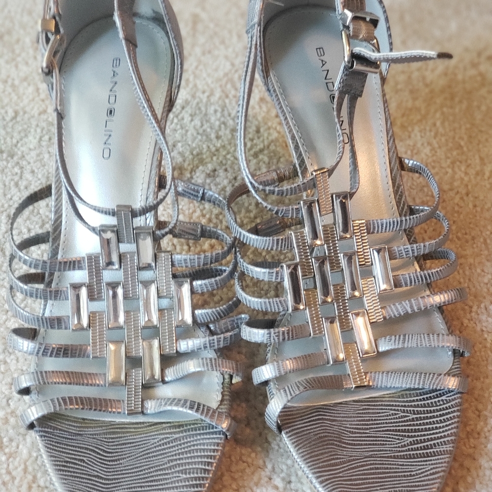 Silver Sandals - Picture 2 of 2